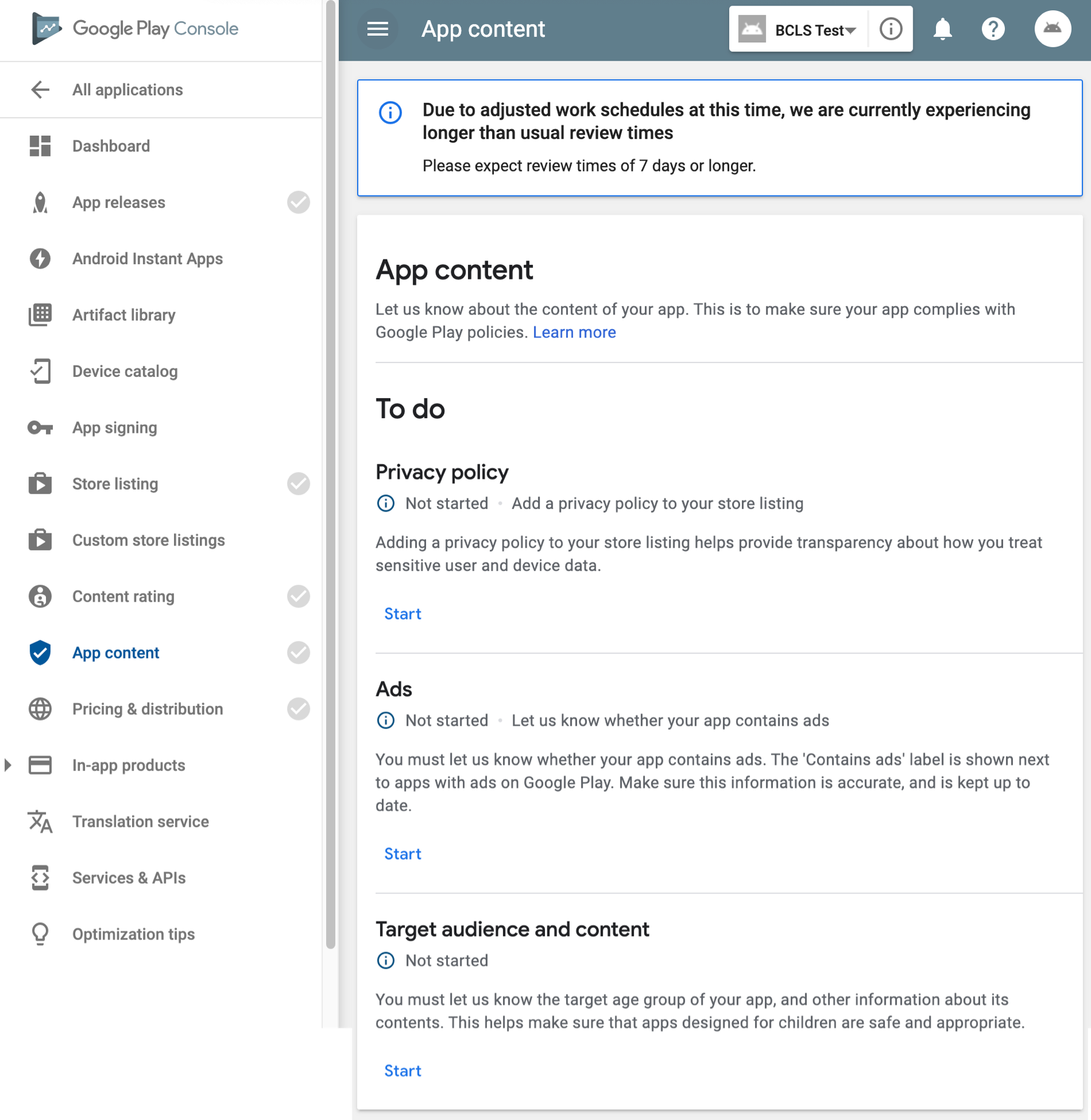 app content