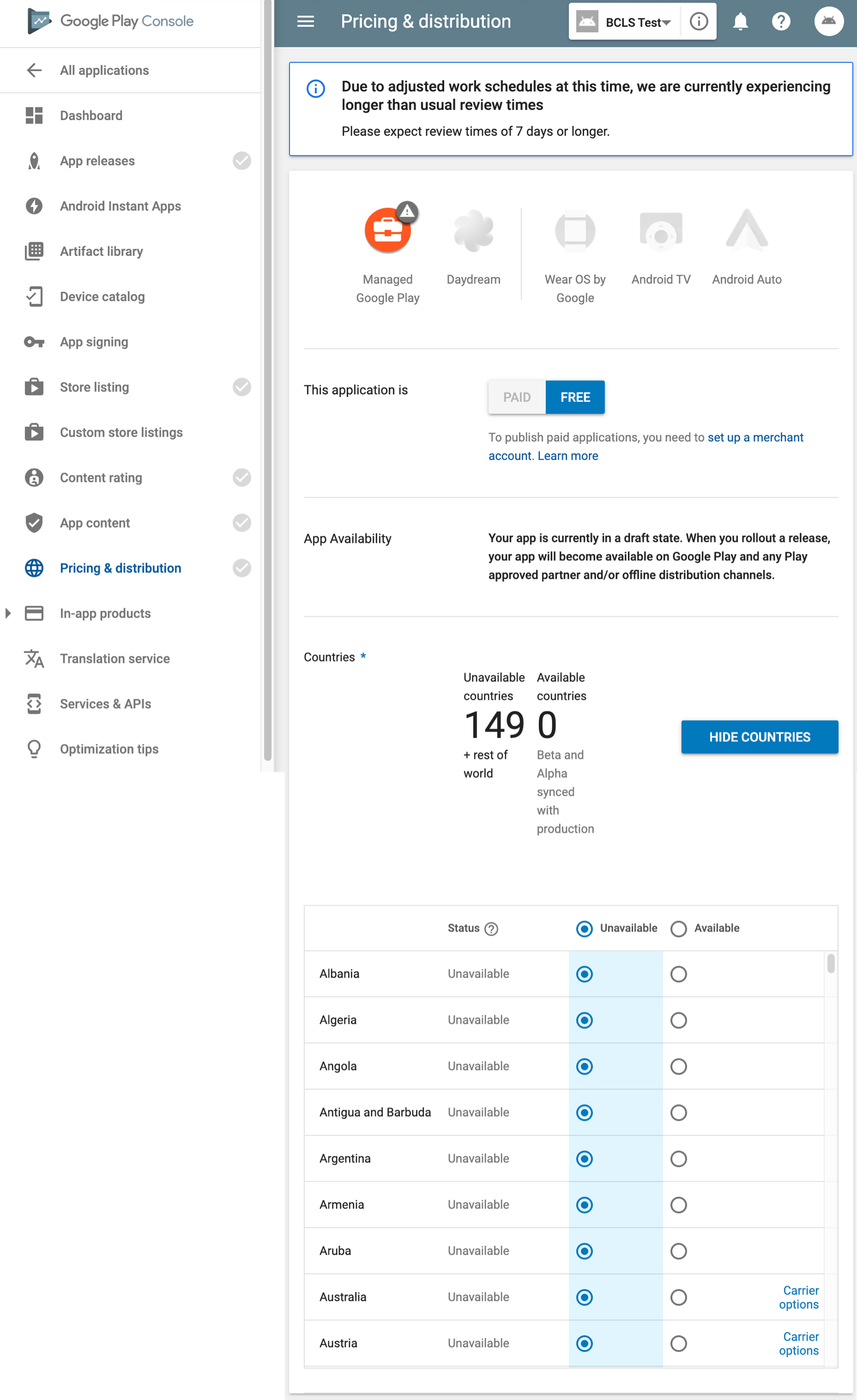 pricing distribution