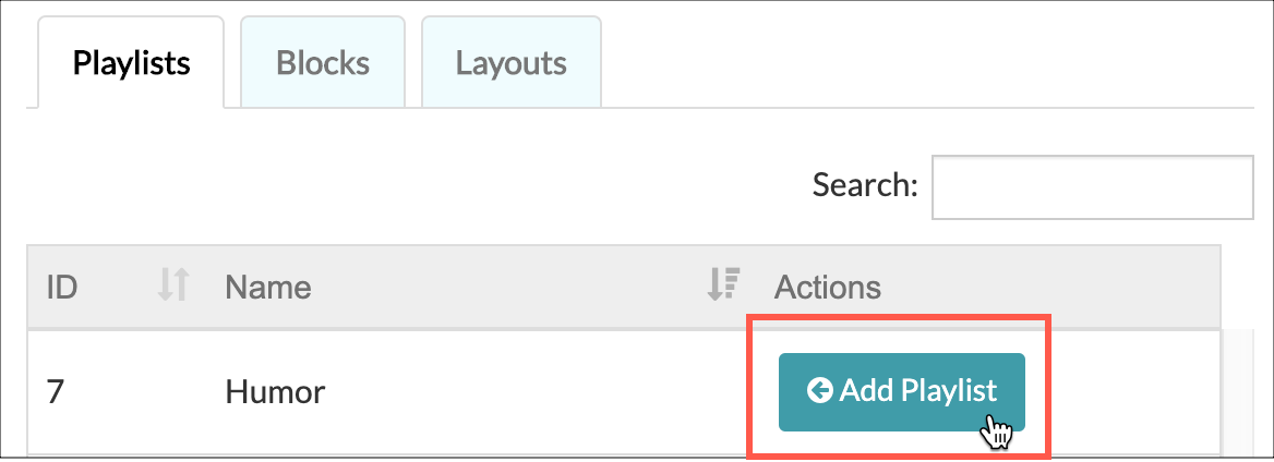 Add Humor playlist